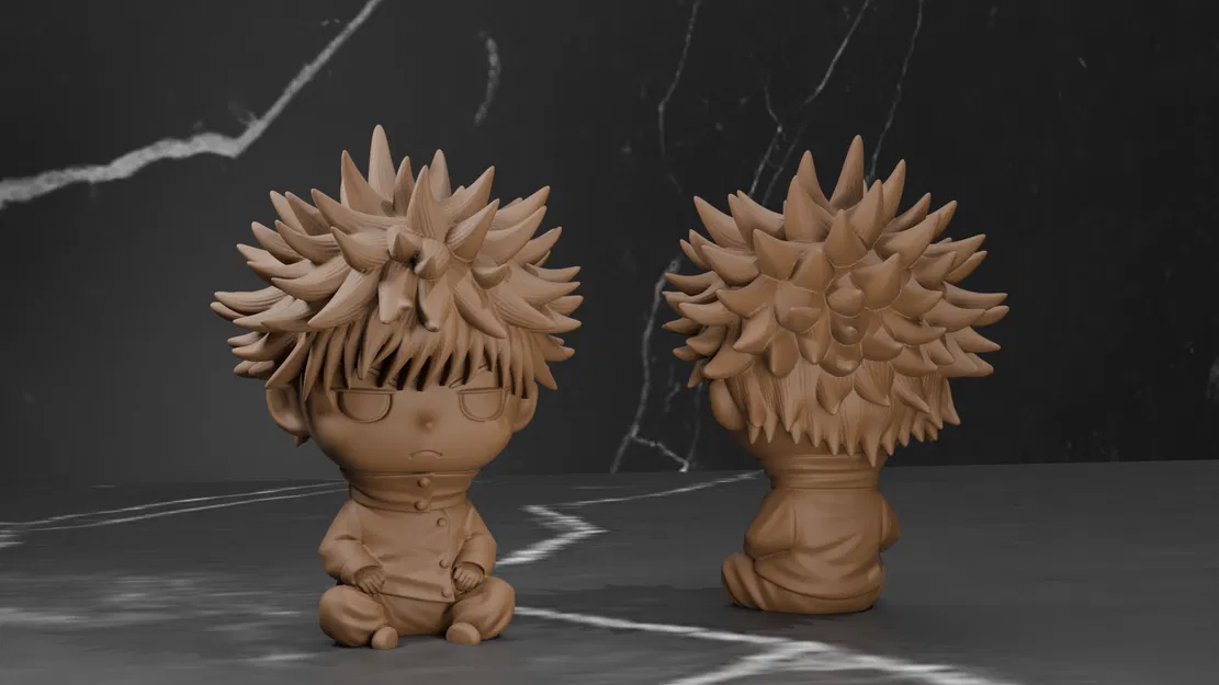 Mô hình 3D Megumi Fushiguro Jujutsu Kaisen Chibi cực đáng yêu - Image 1