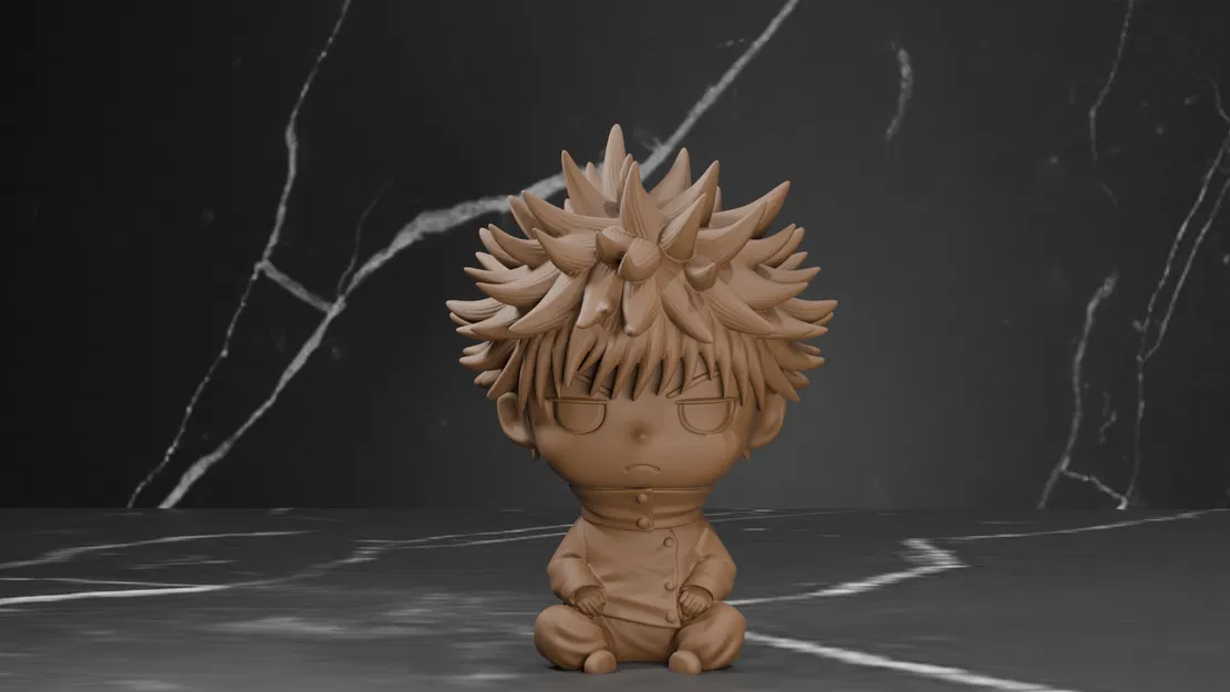 Mô hình 3D Megumi Fushiguro Jujutsu Kaisen Chibi cực đáng yêu - Image 2