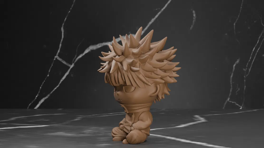 Mô hình 3D Megumi Fushiguro Jujutsu Kaisen Chibi cực đáng yêu - Image 3