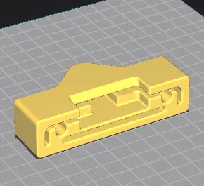 Ngàm giữ bình xăng sau cho xe Honda CB 250/360 in 3D - Image 1