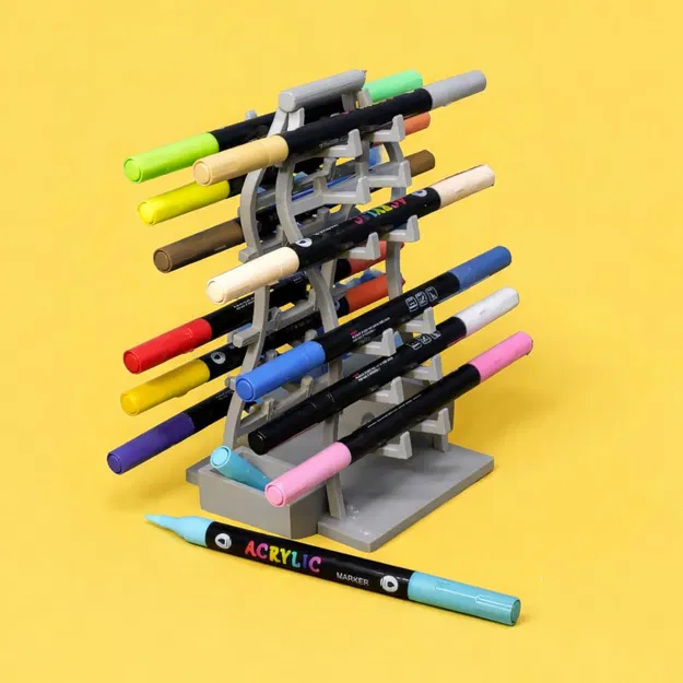 Kệ đựng bút lông hai đầu (12 ngăn) - Image 1