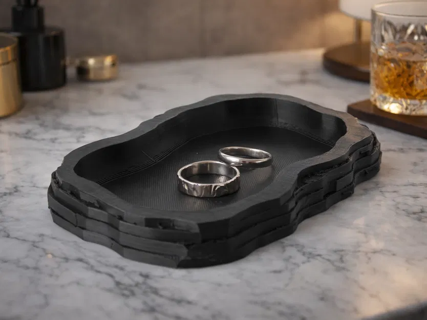 Khay Đựng Đồ Layered Rock Tray - Image 1