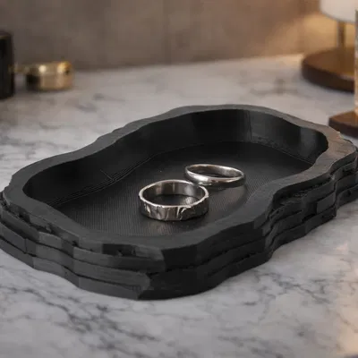 Khay Đựng Đồ Layered Rock Tray