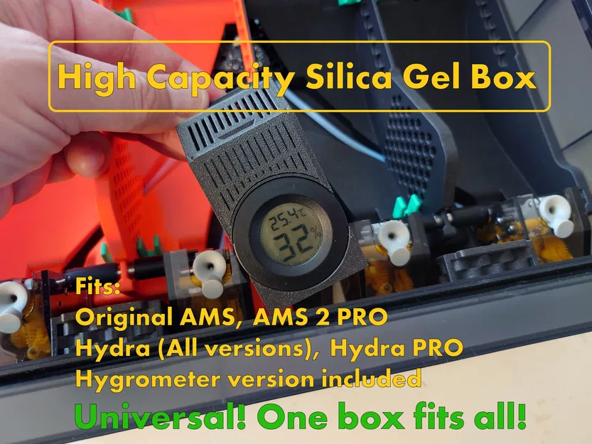 Hộp Đựng Hạt Hút Ẩm Silica Gel Dung Tích Lớn Cho AMS - Image 1