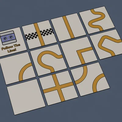 HP Otto - Các tấm Follow The Line - Dựa trên hệ thống Gridfinity