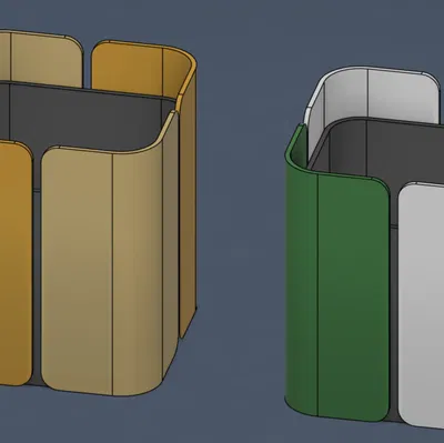 Chậu Cây Hình Chữ Nhật Hiện Đại / Hộp Cây Cửa Sổ Phối Hai Màu