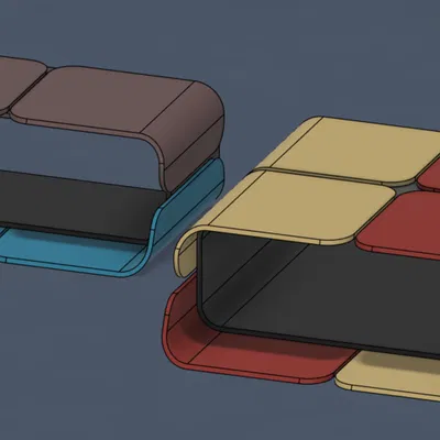 Kệ Kê Màn Hình Phong Cách Hiện Đại (Dạng Lắp Ghép & Phối Hai Màu)