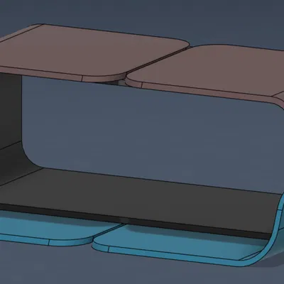 Kệ Kê Màn Hình Phong Cách Hiện Đại (Dạng Lắp Ghép & Phối Hai Màu)