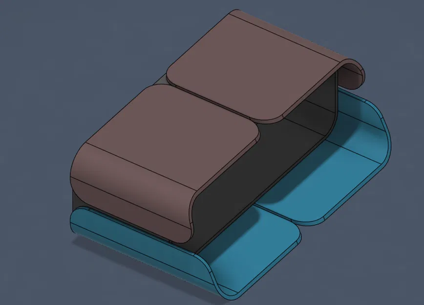 Kệ Kê Màn Hình Phong Cách Hiện Đại (Dạng Lắp Ghép & Phối Hai Màu) - Image 4