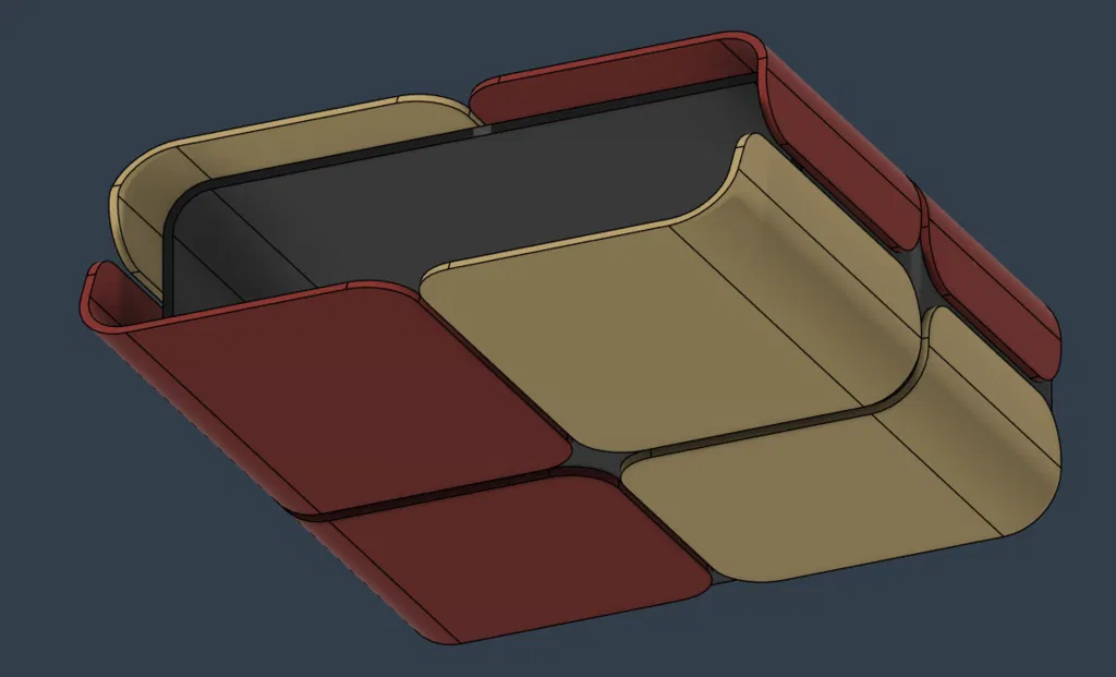 Kệ Kê Màn Hình Phong Cách Hiện Đại (Dạng Lắp Ghép & Phối Hai Màu) - Image 9