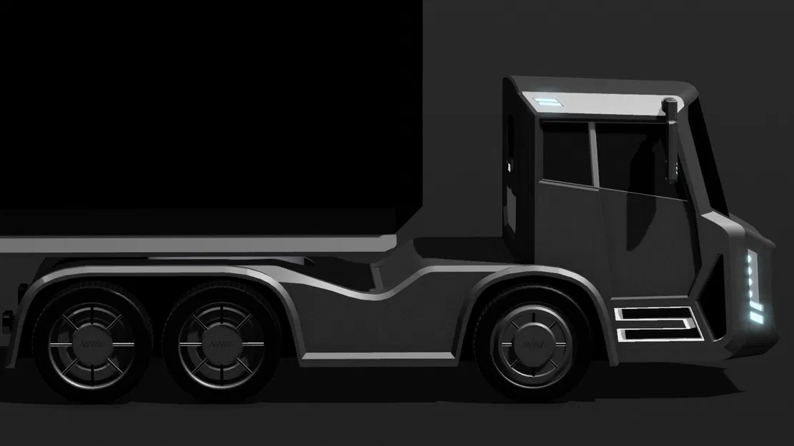 CL1M09 - Ý tưởng xe tải hạng nặng phong cách tương lai - Image 8