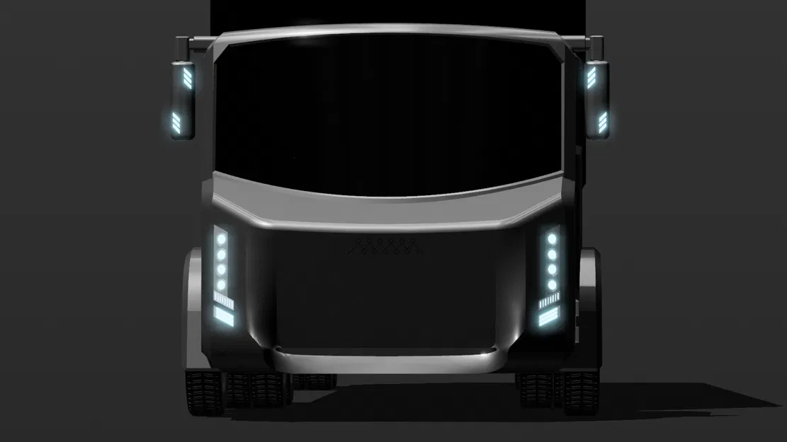 CL1M09 - Ý tưởng xe tải hạng nặng phong cách tương lai - Image 9