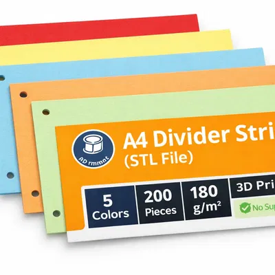 Miếng chia trang (Divider strips) cho bìa còng A4