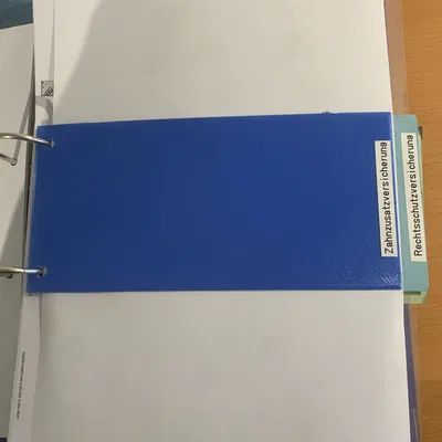 Miếng chia trang (Divider strips) cho bìa còng A4