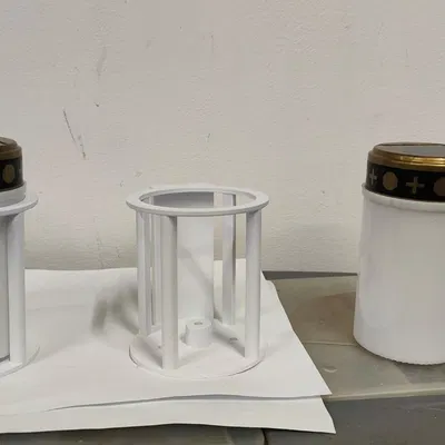 Đế cắm nến treo tường (Porta lumino solare)