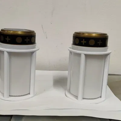 Đế cắm nến treo tường (Porta lumino solare)