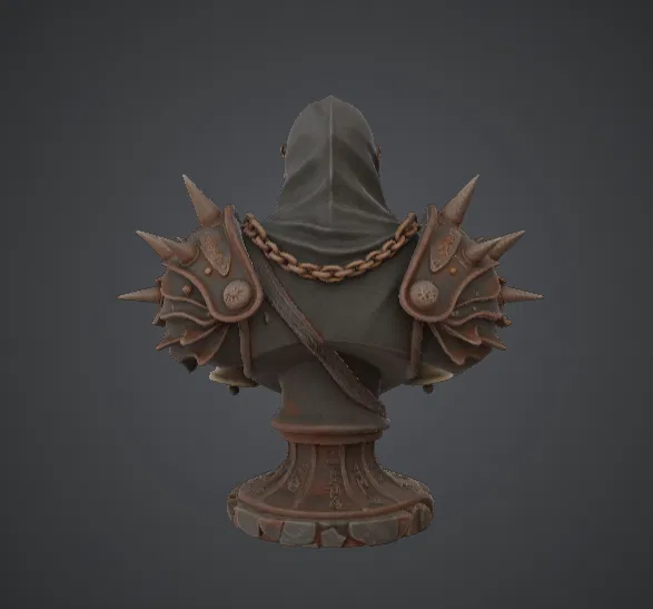 Tượng Bán Thân Plague Knight – Chúa Tể Thầy Thuốc Dịch Hạch Dark Fantasy - Image 2