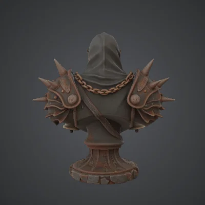 Tượng Bán Thân Plague Knight – Chúa Tể Thầy Thuốc Dịch Hạch Dark Fantasy