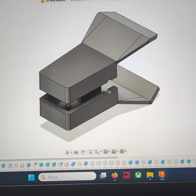Ngàm kẹp giữ micro (Pinza reggi microfono) tiện lợi tự in 3D