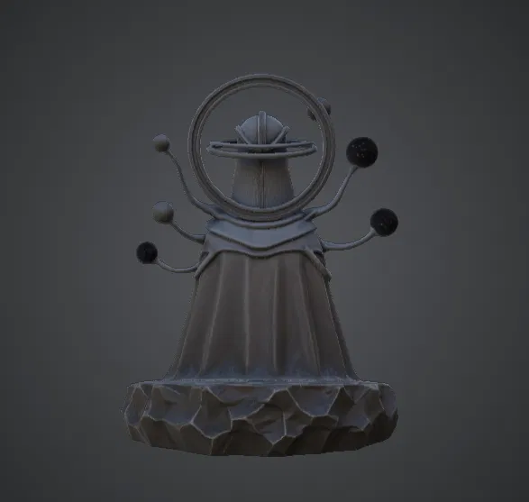 Bức Tượng Cosmic Oracle Bust – Phù Thủy Thiên Giới Với Các Hành Tinh Quay Quanh - Image 3