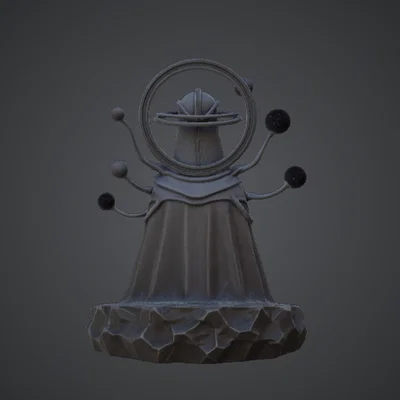 Bức Tượng Cosmic Oracle Bust – Phù Thủy Thiên Giới Với Các Hành Tinh Quay Quanh
