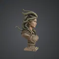Tượng bán thân Medusa Gorgon – Nữ hoàng rắn thần thoại - Thumbnail 3