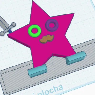 Mô hình Space Star - Nhân vật ngôi sao ngoài hành tinh độc đáo