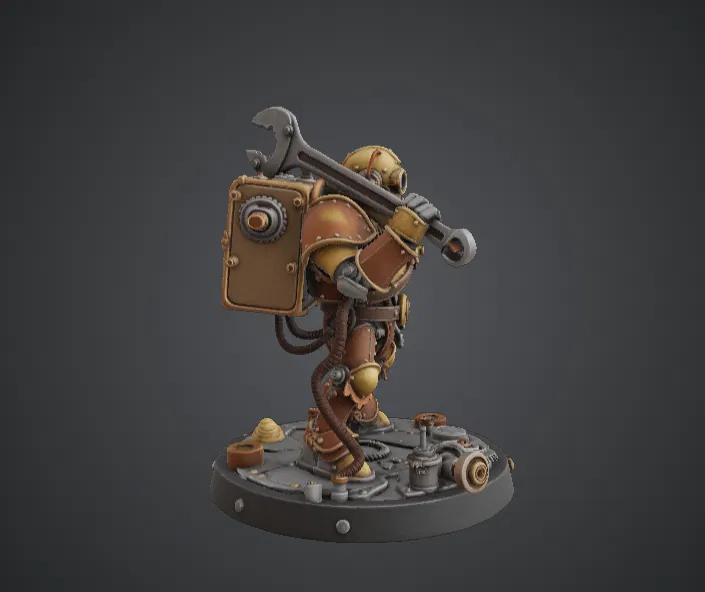 Chiến binh Steampunk Automaton – Robot Chiến đấu Cơ khí - Image 2