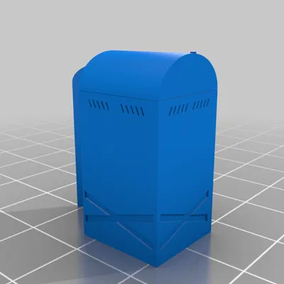 Mô hình nhà vệ sinh di động (Portapotty) tỉ lệ HO (1:87)