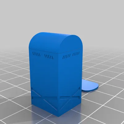 Mô hình nhà vệ sinh di động (Portapotty) tỉ lệ HO (1:87)