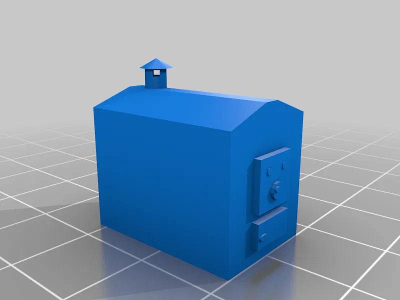 Mô hình lò đốt củi ngoài trời tỉ lệ HO 1:87 cho sa bàn - Image 3