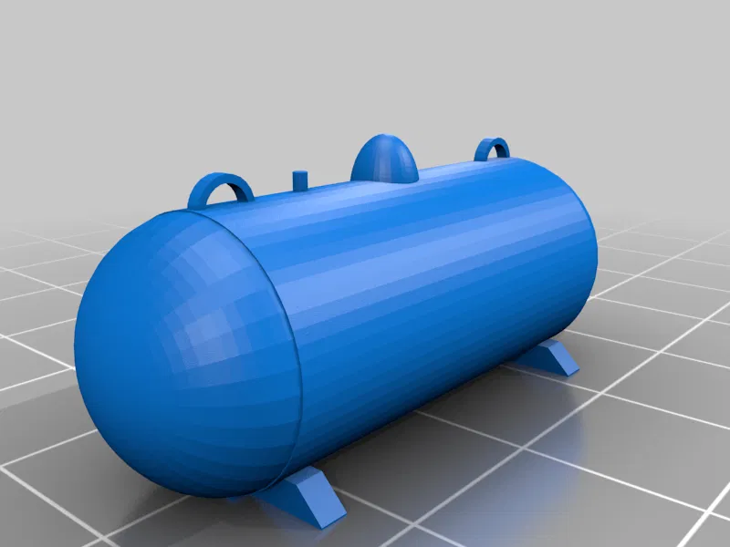 Mô hình bồn chứa khí Propane 500 gallon tỷ lệ HO (1:87) cho sa bàn - Image 2