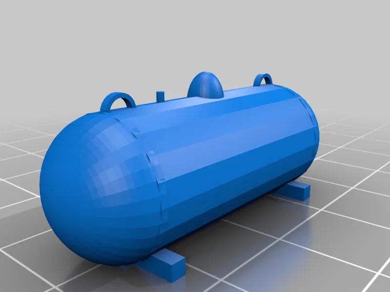 Mô hình bồn chứa khí Propane 500 gallon tỷ lệ HO (1:87) cho sa bàn - Image 3