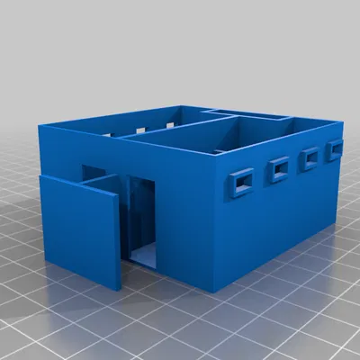 Mô hình nhà vệ sinh công cộng "kiểu công viên" (Tỉ lệ HO 1:87)