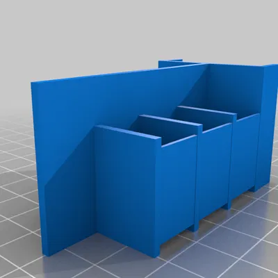 Mô hình nhà vệ sinh công cộng "kiểu công viên" (Tỉ lệ HO 1:87)