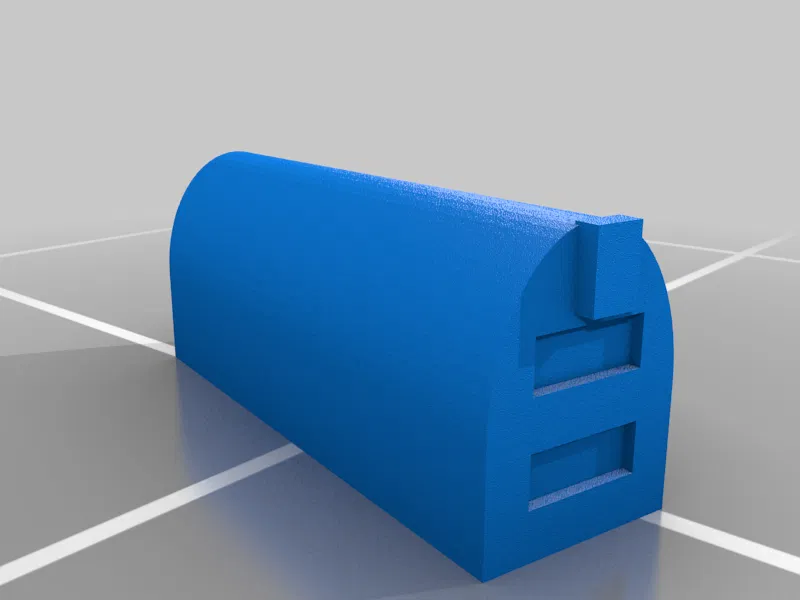 Mô hình hòm thư nông thôn tỷ lệ HO 1:87 trang trí sa bàn - Image 2