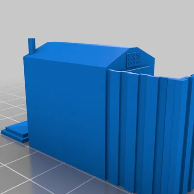 Nhà vệ sinh công cộng "park style" (tỉ lệ Ho 1:87)