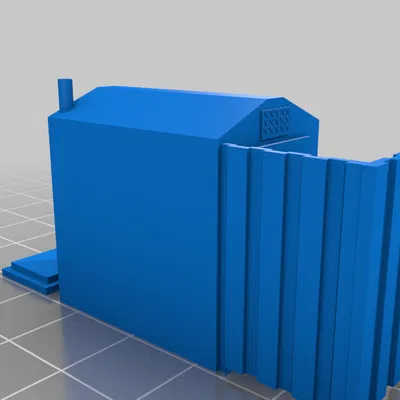 Nhà vệ sinh công cộng "park style" (tỉ lệ Ho 1:87)