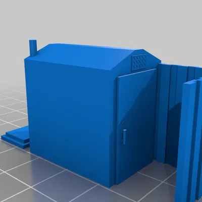 Nhà vệ sinh công cộng "park style" (tỉ lệ Ho 1:87)