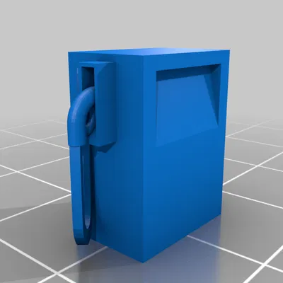 Mô hình trụ bơm nhiên liệu tỉ lệ HO 1:87 cho sa bàn đường sắt