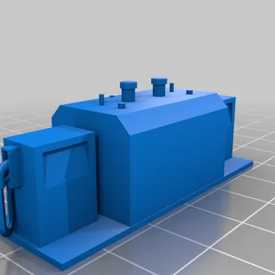 Bồn chứa nhiên liệu trên mặt đất (Tỉ lệ HO 1:87)