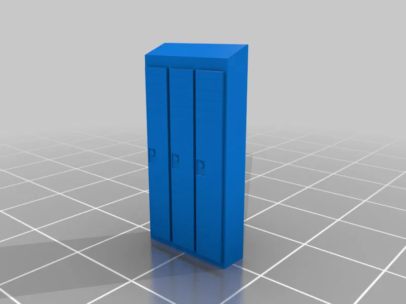 Tủ khóa (Lockers) tỉ lệ HO (1:87) - Image 1