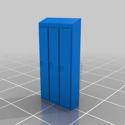 Tủ khóa (Lockers) tỉ lệ HO (1:87)