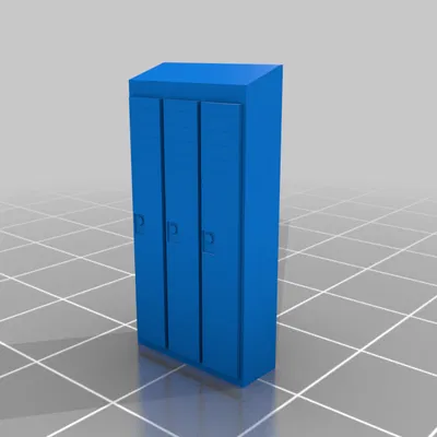 Tủ khóa (Lockers) tỉ lệ HO (1:87)