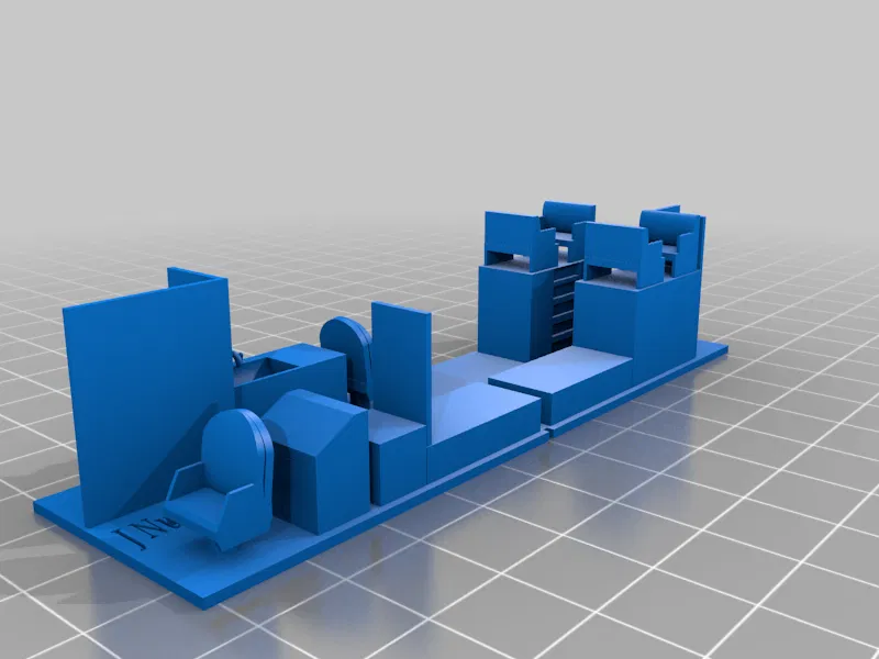 Nội thất toa xe lửa caboose thép "Bachmann" (Tỉ lệ HO 1:87) - Image 2