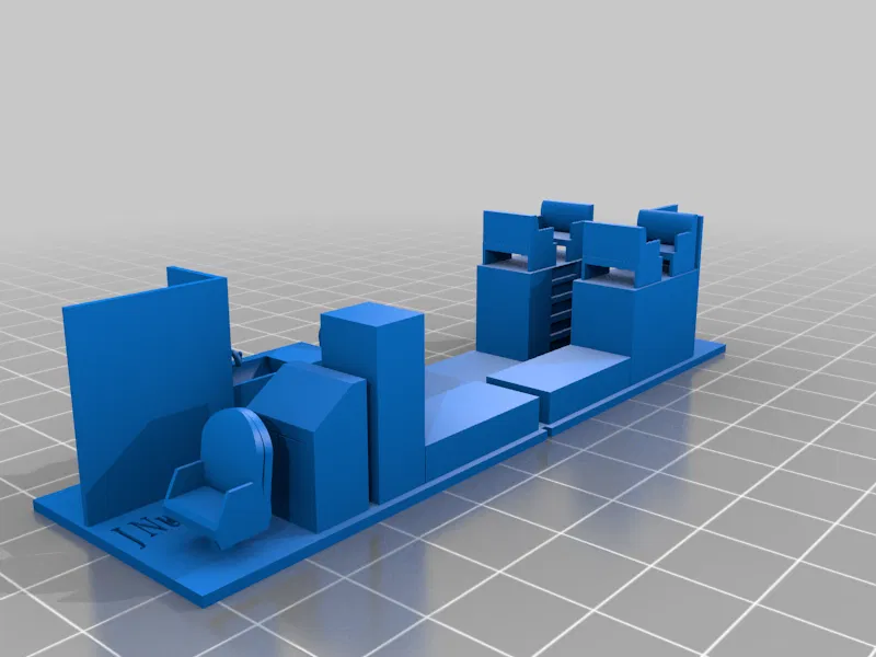 Nội thất toa tàu caboose thép "Bachmann" (Tỉ lệ HO 1:87) - Image 1