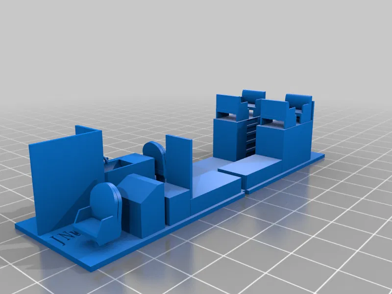 Nội thất toa tàu caboose thép "Bachmann" (Tỉ lệ HO 1:87) - Image 3