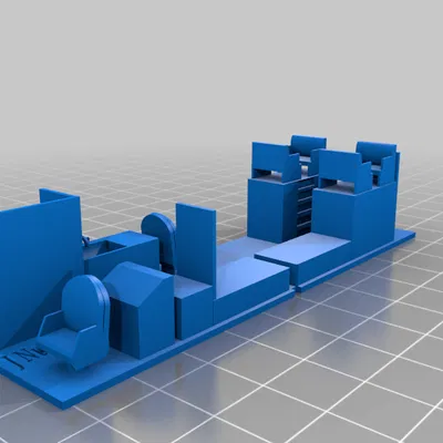 Nội thất toa tàu caboose thép "Bachmann" (Tỉ lệ HO 1:87)