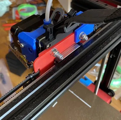 Ngàm gắn Sprite Extruder cho máy Duender chạy ray MGN9H