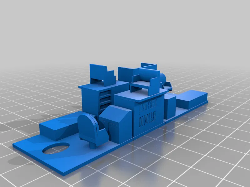 Bộ nội thất hoàn chỉnh cho toa tàu Athearn wide vision (HO scale) - Image 1